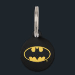 Batman Symbol | Oval Logo Pet ID Tag<br><div class="desc">Equip your pet with superhero style using the Batman Symbol Oval Logo Pet ID Tag. Featuring the iconic bat symbol in a sleek oval design, this durable and lightweight tag is perfect for pets who are heroes in your life. Made from high-quality materials, it’s easy to customize with your pet's...</div>