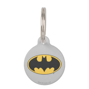 Batman Symbol   Oval Logo Pet ID Tag