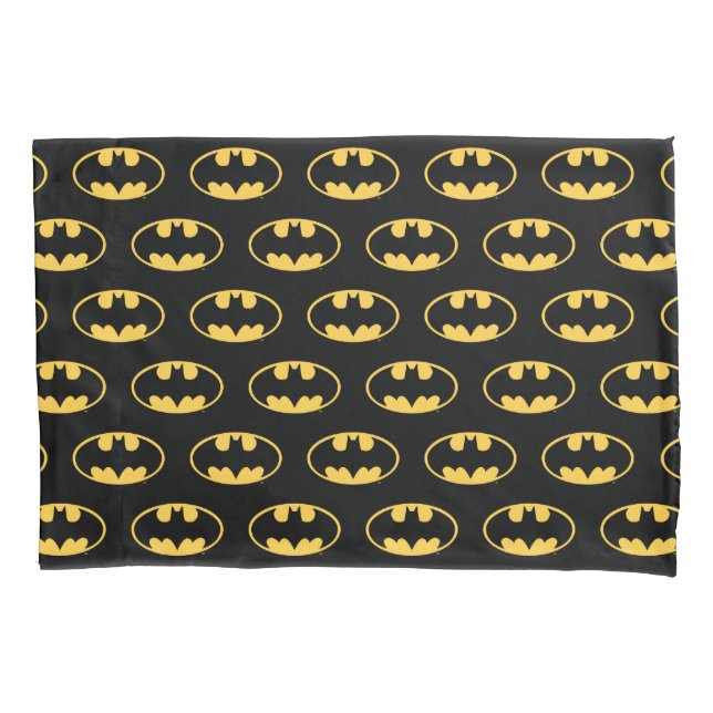 Batman Symbol | Oval Logo Pillow Case (Front)