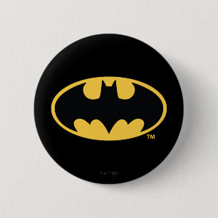 Batman Symbol   Oval Logo Pinback Button