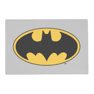Batman Symbol   Oval Logo Placemat