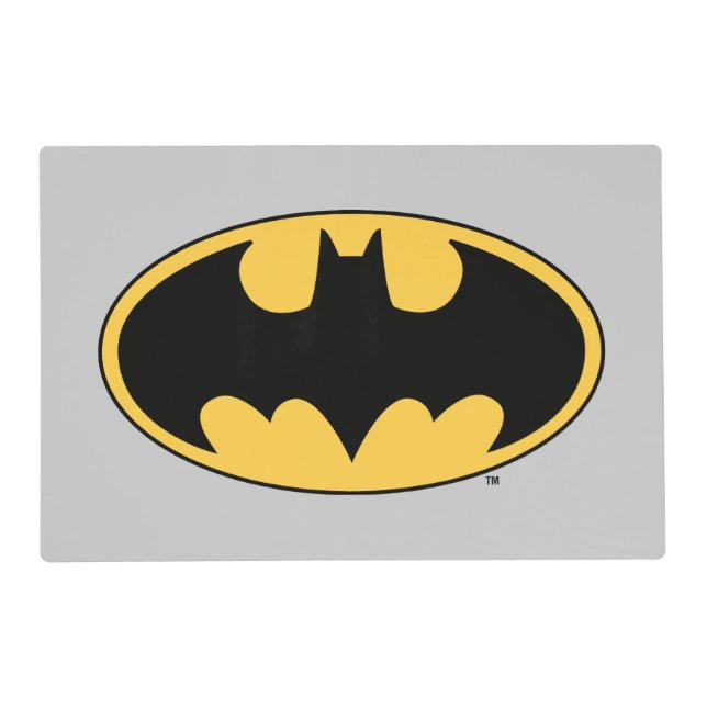 Batman Symbol | Oval Logo Placemat (Front)