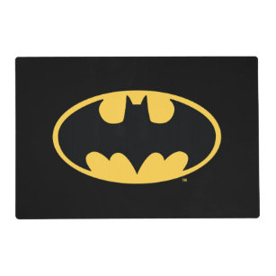 Batman Symbol   Oval Logo Placemat