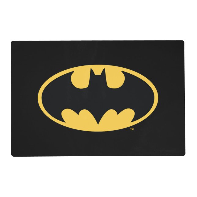 Batman Symbol | Oval Logo Placemat (Front)