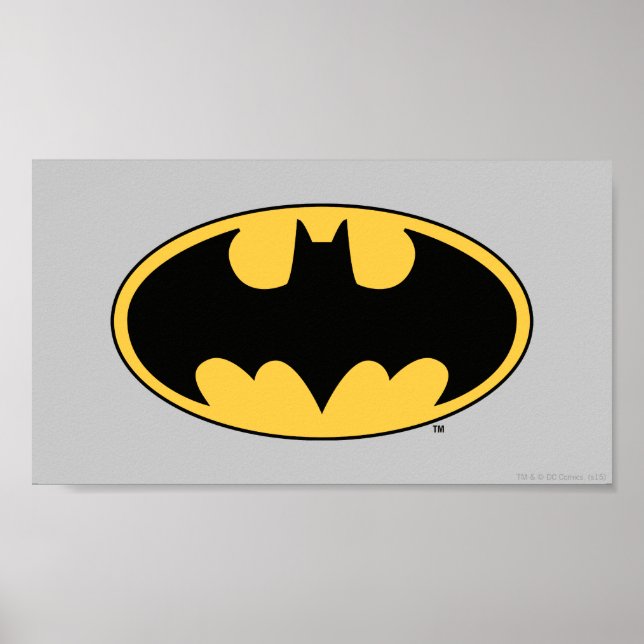 Batman Symbol | Oval Logo Poster (Front)
