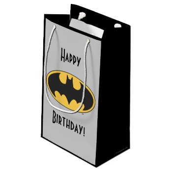 Batman Symbol | Oval Logo Small Gift Bag by batman at Zazzle