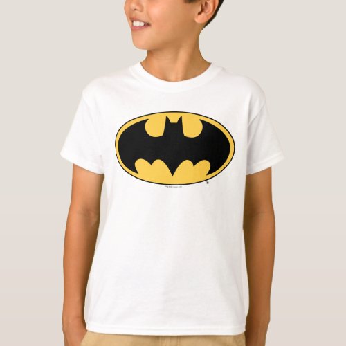Batman Symbol  Oval Logo T_Shirt