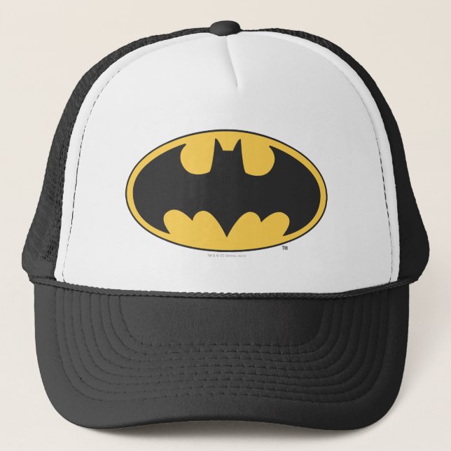 Batman Symbol | Oval Logo Trucker Hat (Front)