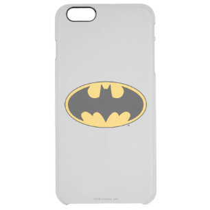 Batman Symbol   Oval Logo Clear iPhone 6 Plus Case