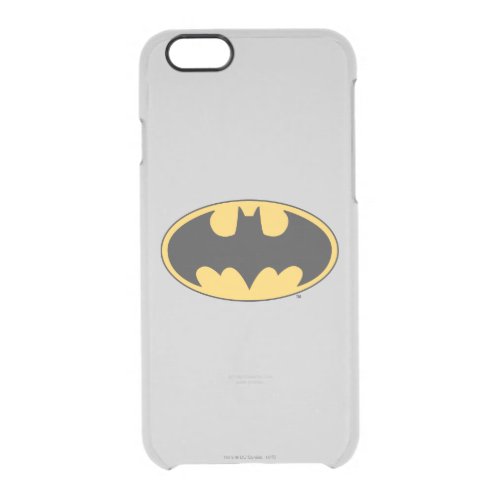 Batman Symbol  Oval Logo Clear iPhone 66S Case