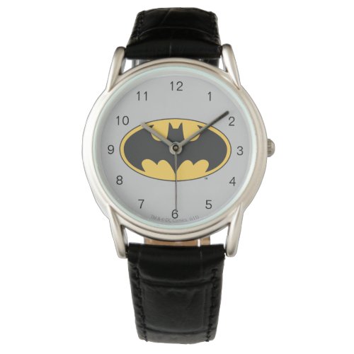 Batman Symbol  Oval Logo Watch