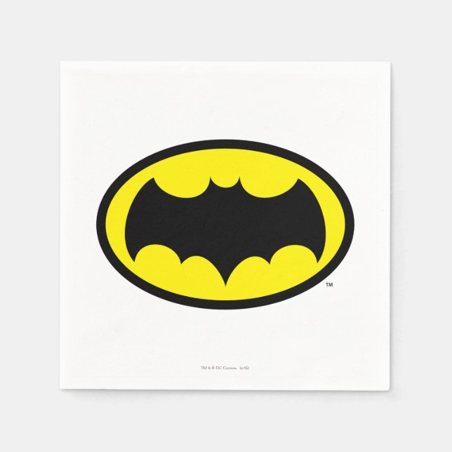 Batman Symbol Paper Napkins (Front)