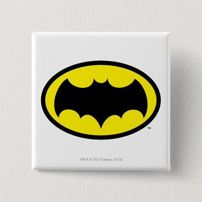 Batman Symbol Pinback Button (Front)