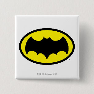 Batman Symbol Pinback Button