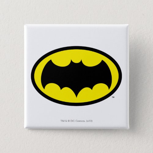 Batman Symbol Pinback Button