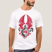 Batman Symbol | Red Black Bat Stamp Crest Logo