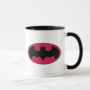 Batman Symbol | Red Black Logo Mug