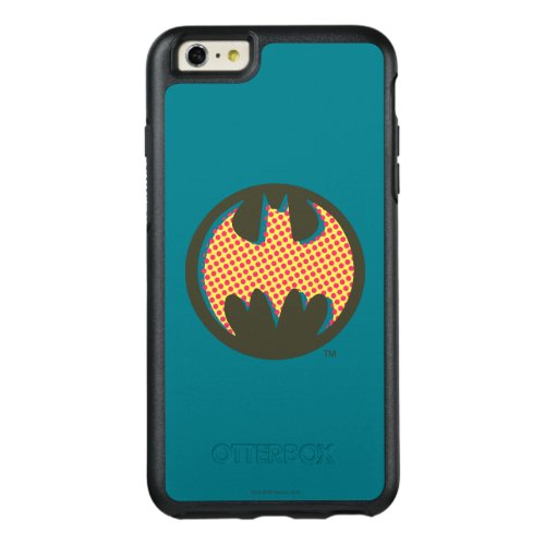 Batman Symbol  Red Halftone Logo OtterBox iPhone 66s Plus Case