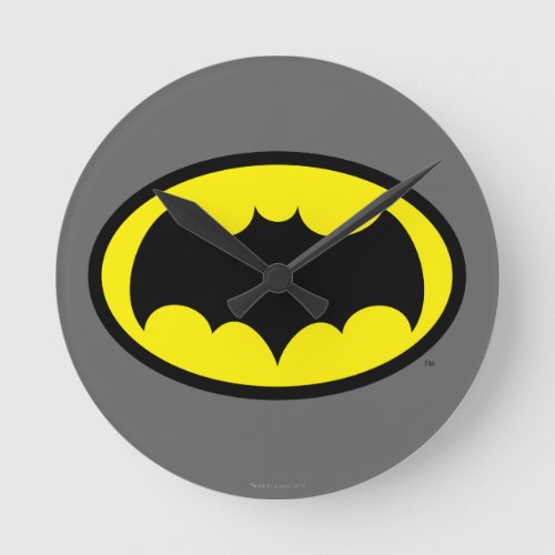 Batman Symbol Round Clock