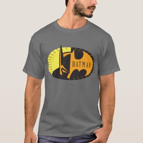 Batman Symbol  Silhouette Logo T_Shirt