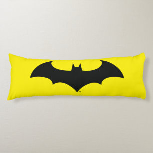 Batman Symbol   Simple Bat Silhouette Logo Body Pillow