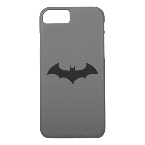 Batman Symbol  Simple Bat Silhouette Logo iPhone 87 Case