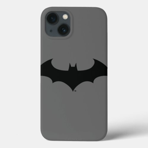 Batman Symbol  Simple Bat Silhouette Logo iPhone 13 Case