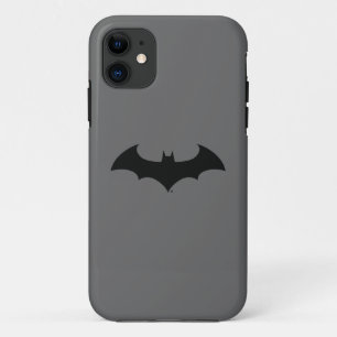 Batman Symbol   Simple Bat Silhouette Logo iPhone 11 Case