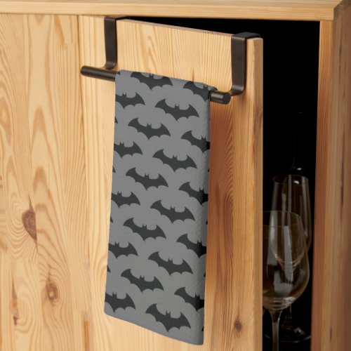 Batman Symbol  Simple Bat Silhouette Logo Kitchen Towel