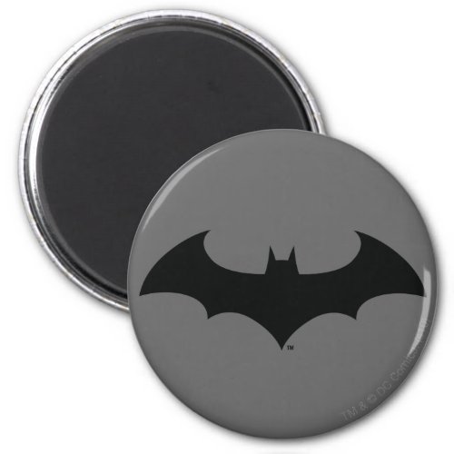Batman Symbol  Simple Bat Silhouette Logo Magnet