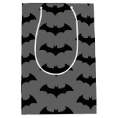 Batman Symbol | Simple Bat Silhouette Logo Medium Gift Bag (Front)