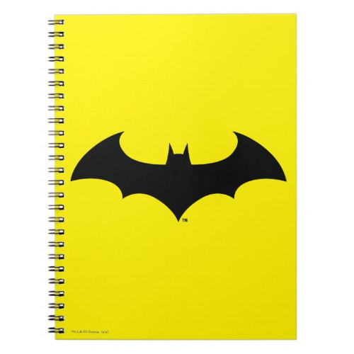 Batman Symbol  Simple Bat Silhouette Logo Notebook