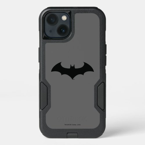 Batman Symbol  Simple Bat Silhouette Logo iPhone 13 Case