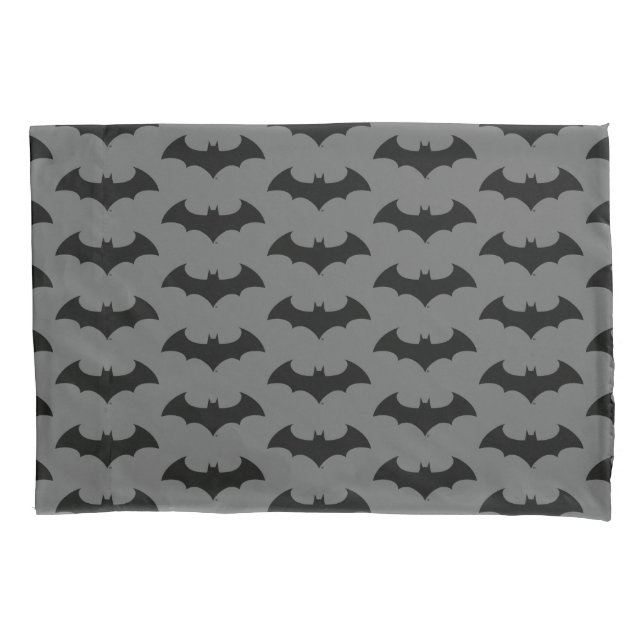 Batman Symbol | Simple Bat Silhouette Logo Pillow Case (Front)