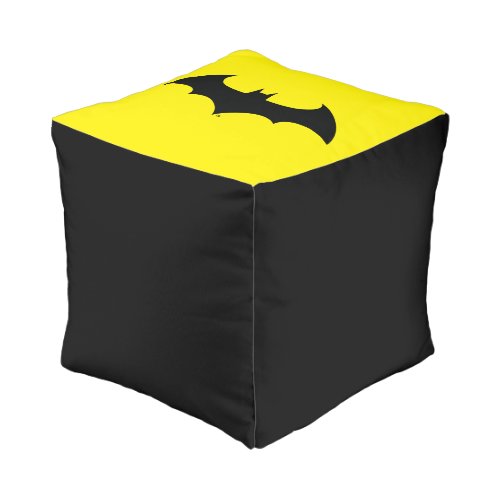 Batman Symbol  Simple Bat Silhouette Logo Pouf