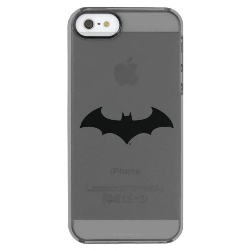 Batman Symbol  Simple Bat Silhouette Logo Clear iPhone SE55s Case