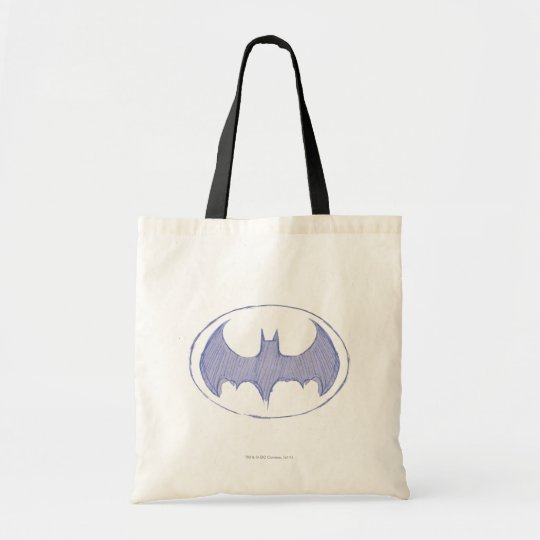 Batman logo tote bag