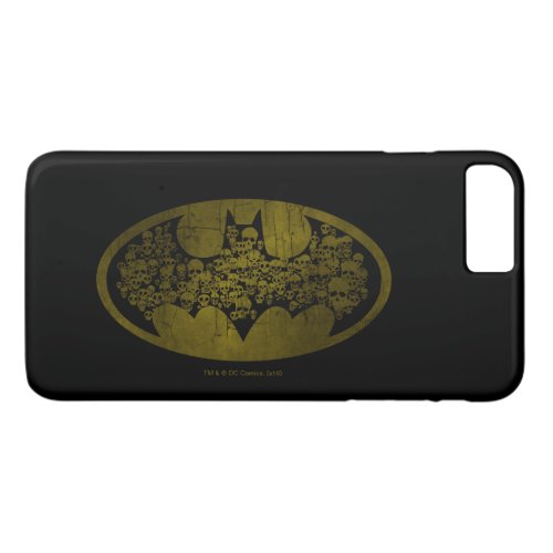 Batman Symbol  Skulls in Bat Logo 2 iPhone 8 Plus7 Plus Case