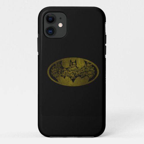 Batman Symbol  Skulls in Bat Logo iPhone 11 Case