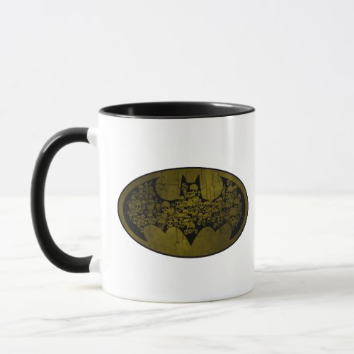 Batman Symbol  Skulls in Bat Logo Mug