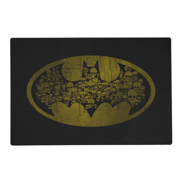 Batman Symbol | Skulls in Bat Logo Placemat (Front)