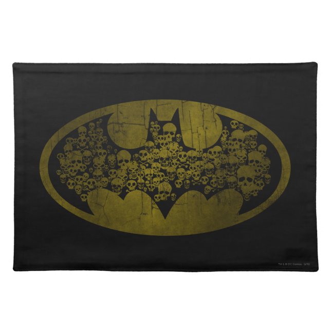 Batman Symbol | Skulls in Bat Logo Placemat (Front)