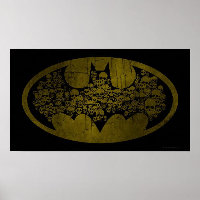 Batman Symbol | Skulls in Bat Logo Poster (Front)