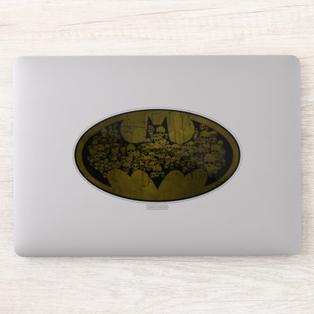 Batman Symbol | Skulls in Bat Logo Sticker (Computer)