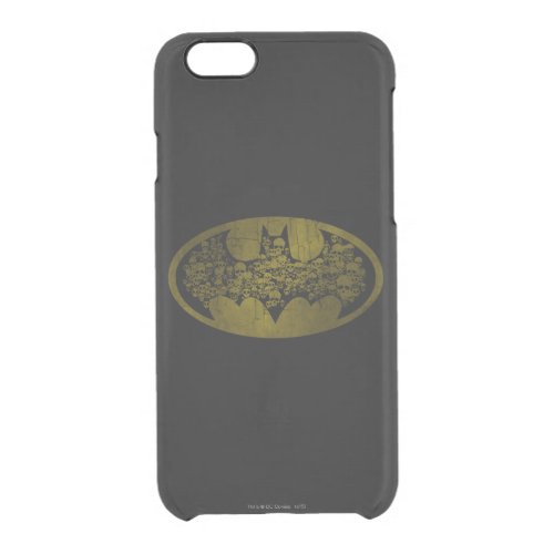 Batman Symbol  Skulls in Bat Logo Clear iPhone 66S Case