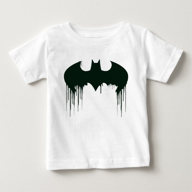 Batman Symbol | Spraypaint Logo Baby T-Shirt (Front)
