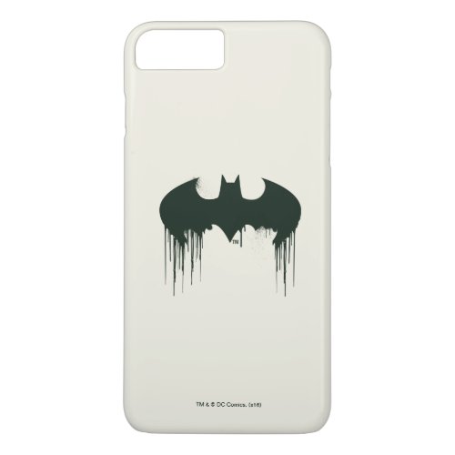 Batman Symbol  Spraypaint Logo iPhone 8 Plus7 Plus Case