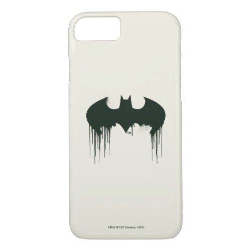 Batman Symbol  Spraypaint Logo iPhone 87 Case