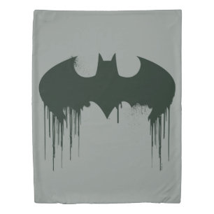 Batman Symbol   Spraypaint Logo Duvet Cover