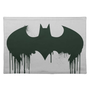 Batman Symbol   Spraypaint Logo Placemat